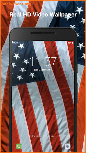 3D American Flag Live Wallpaper screenshot