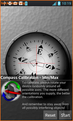 3D Ball Compass screenshot