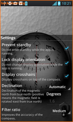 3D Ball Compass screenshot