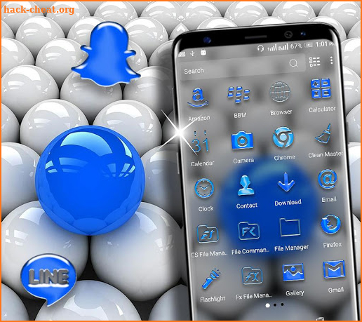 3D Balls Launcher Theme screenshot