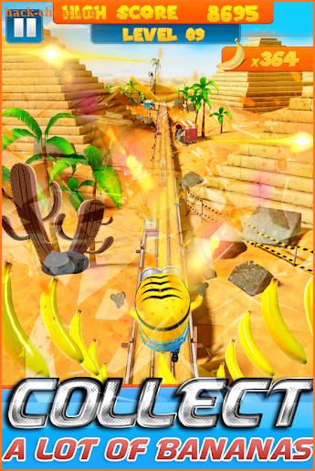 3D Banana Legends : Run Minion Run screenshot