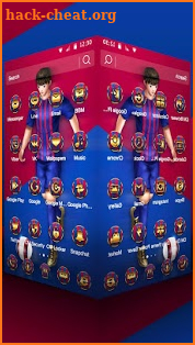3D Barcelona Football Shooter Theme screenshot