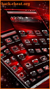 3d black red theme screenshot