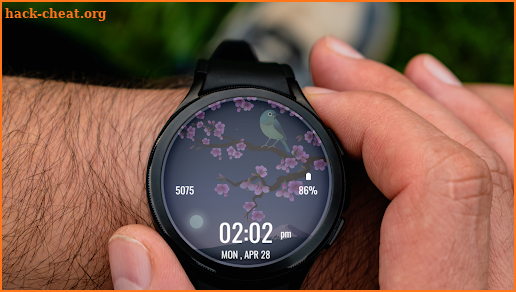 3D Cherry Blossom Watch Face screenshot