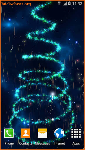 3D Christmas Tree Wallpaper screenshot