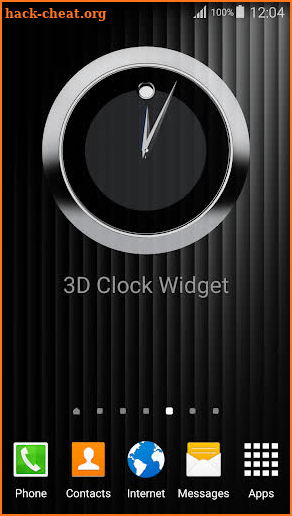 3D Clock Widget screenshot