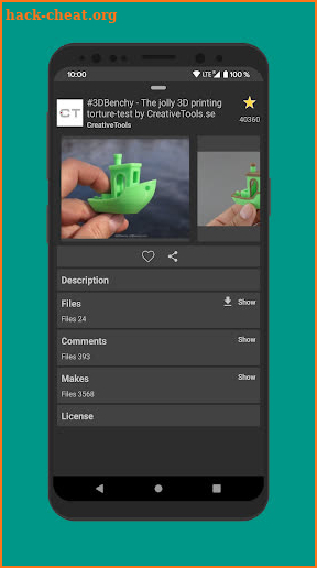 3D Collection | Thingiverse browser screenshot