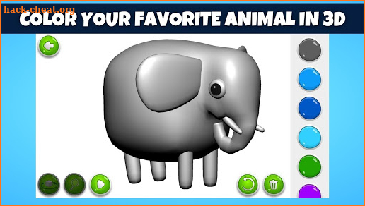 3D Coloring Book For Kids: Animal Coloring Pages screenshot