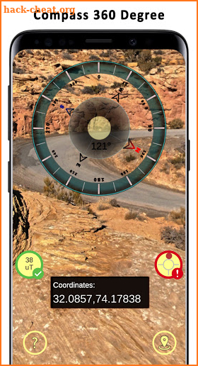 3D Compass 360: Gyro Compass - Find True North screenshot