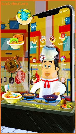 3D Cooking Man Theme screenshot