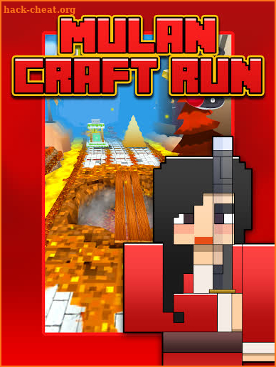 3D Craft Run Mulan screenshot
