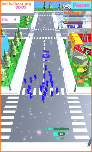 3D Crowd City War screenshot