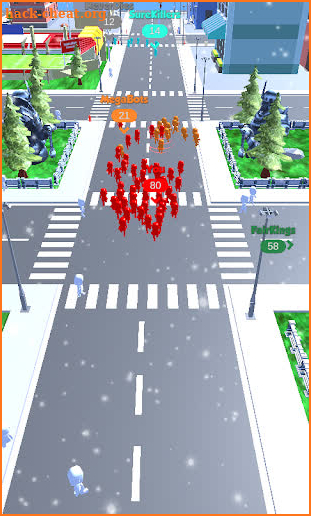 3D Crowd City War screenshot