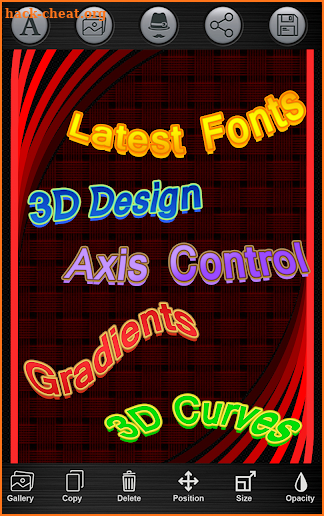 3D Design Art - Text Logo Maker screenshot