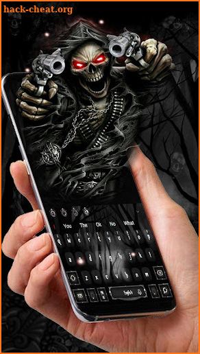 3d Devil skull  keyboard screenshot