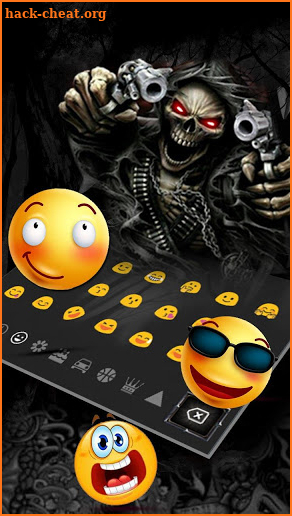 3d Devil skull  keyboard screenshot