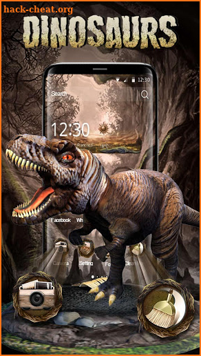 3d Dinosaurs Launcher Theme screenshot