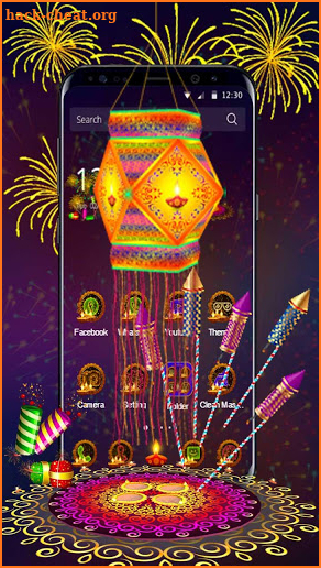 3D Diwali Kandil festival theme screenshot