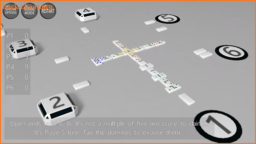 3D Dominoes screenshot