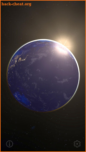 3D Earth & Real Moon. Live Wallpaper. screenshot