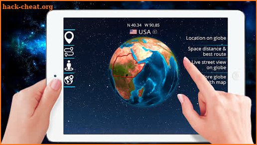 3D Earth Globe: World Map Panorama & 360 Satellite screenshot