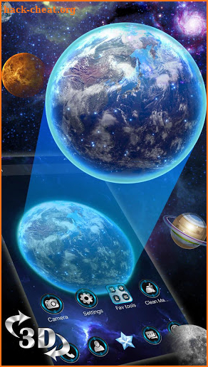 3D Earth Launcher screenshot