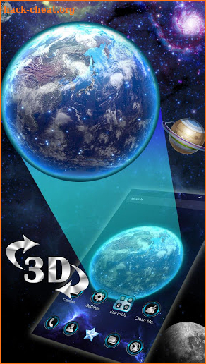 3D Earth Launcher screenshot