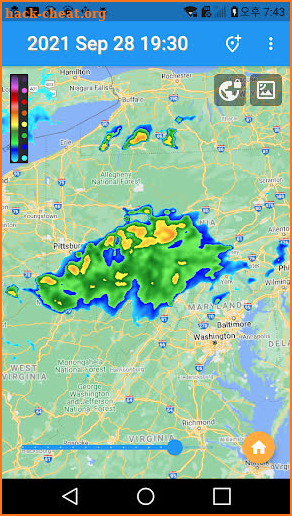3D Earth Rain Radar screenshot
