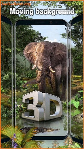 3D Elephant & animal Live Wallpaper for Free screenshot