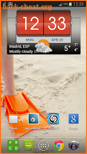 3D Flip Clock & Weather Pro screenshot