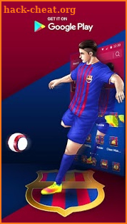 3D Football Barcelona Shooter Theme screenshot