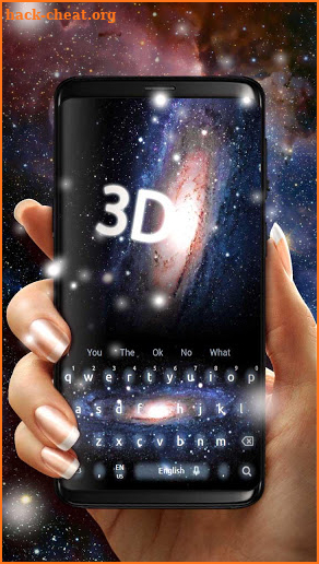 3D Galaxy Live Keyboard screenshot