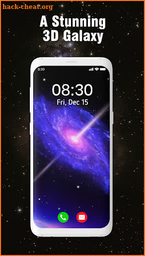 3D Galaxy Live Wallpaper screenshot