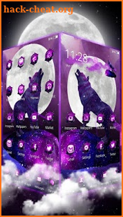 3d Galaxy wolf screenshot