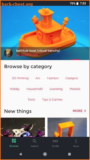 3D Geeks 🤓: Thingiverse Browser for 3D Printing screenshot