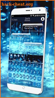 3D Glass Water Keyboard screenshot