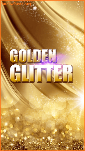 3D Golden Glitter Keyboard Theme screenshot