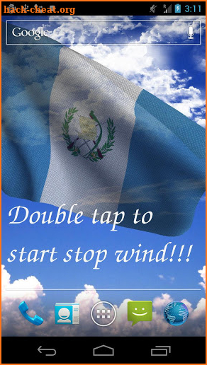 3D Guatemala Flag LWP screenshot
