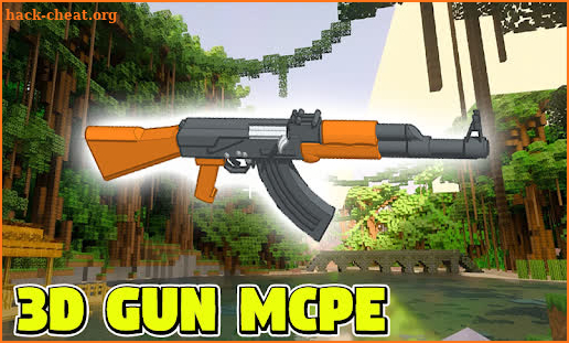 3D Gun Mod Minecraft PE screenshot