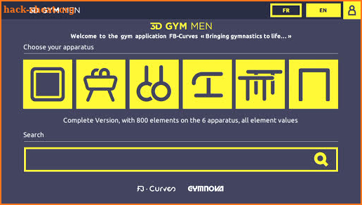 3D GYM - FB CURVES screenshot