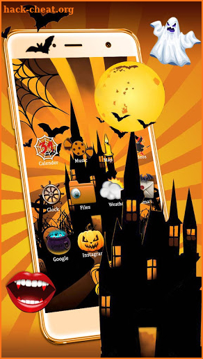 3D, Halloween Themes, Live Wallpaper screenshot