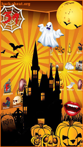 3D, Halloween Themes, Live Wallpaper screenshot