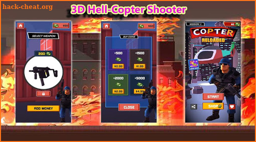 3D Hell-Copter Shooter 2020 screenshot