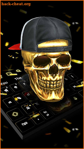 3D Hip-Hop Skull Keyboard screenshot