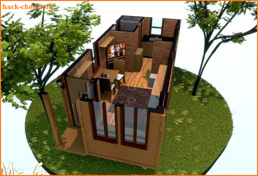 3D house plans screenshot