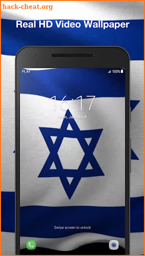 3D Israel Flag Live Wallpaper screenshot