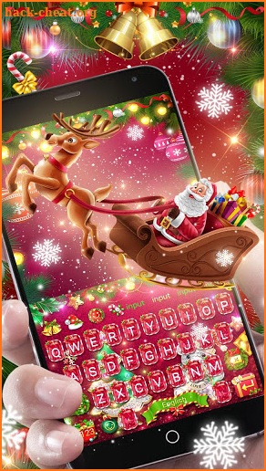 3D Joyful Christmas Keyboard screenshot