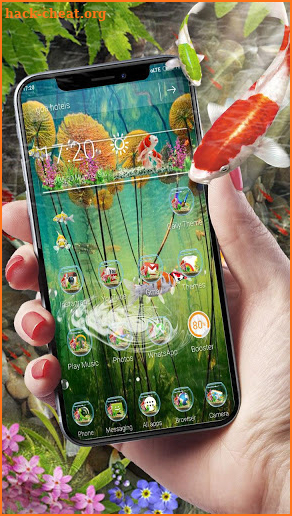 3D Koi Fish Launcher screenshot