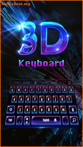 3D Laser Science keyboard screenshot