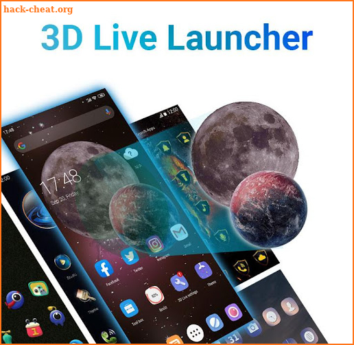 3D Launcher - Your Perfect 3D Live Launcher screenshot